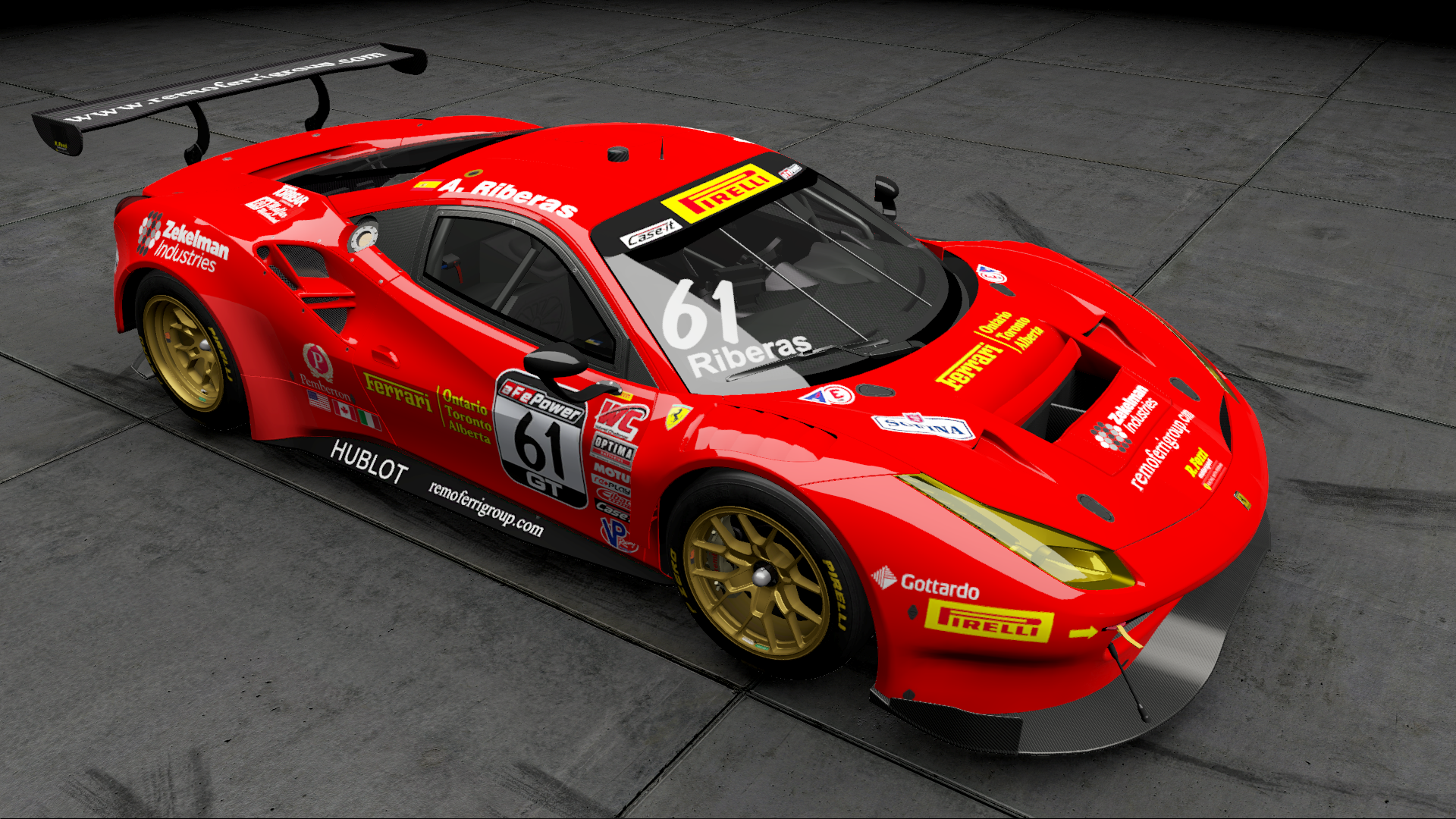 Ferrari 488 GT3 - ARC Liga GT3 Series | ARC-eSport.Net