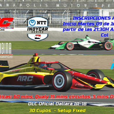 LIGA ARC INDYCAR 2024 S7 RFACTOR 2