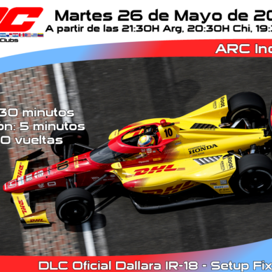 ARC INDY 500 2026 RFACTOR 2