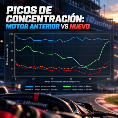 Physics Islands: qué cambió realmente en el procesamiento de iRacing